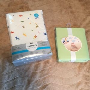Playard sheet and crib sheet